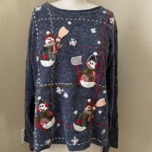 Snowman Ugly Christmas Sweater